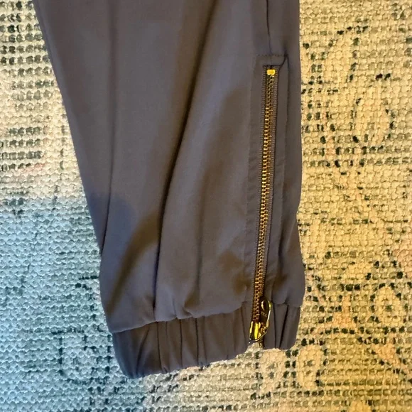 ZYIA Active Dark Gray Peak Zipper Joggers (Long) 31" Large Athleisure - Picture 11 of 14